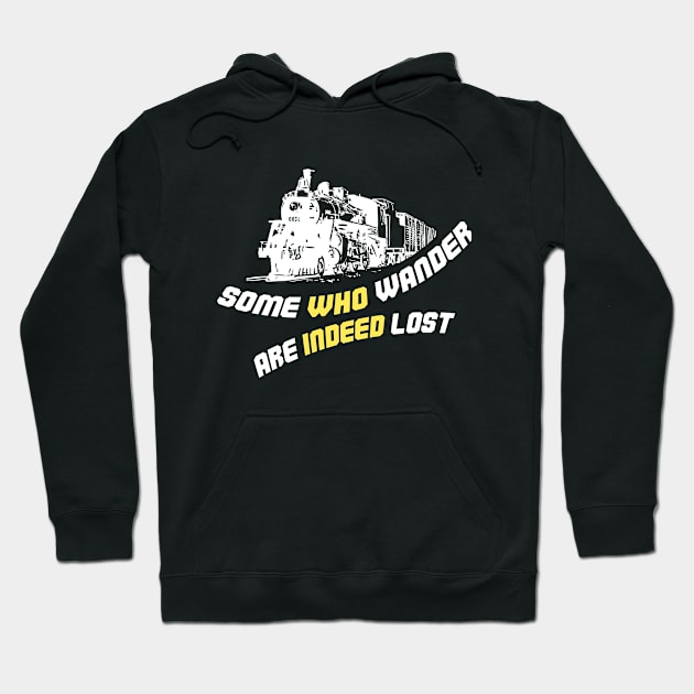 Some Who Wander Are Indeed Lost Classic Hoodie by souvikpaul